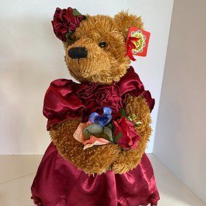 Toy Bear "Belle", Vintage, 18", flush, bear with characteristics, new